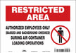 Safety Sign 7 in x 10 in Vinyl