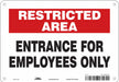 Safety Sign 7 in x 10 in Aluminum