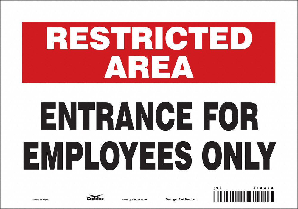 Safety Sign 7 inx10 in Vinyl