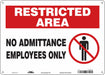 J7026 Safety Sign 10 inx14 in Aluminum