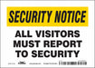 Safety Sign 5 in x 7 in Vinyl