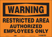 J7957 Safety Sign 10 inx14 in Vinyl