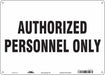 Safety Sign 10 in x 14 in Polyethylene