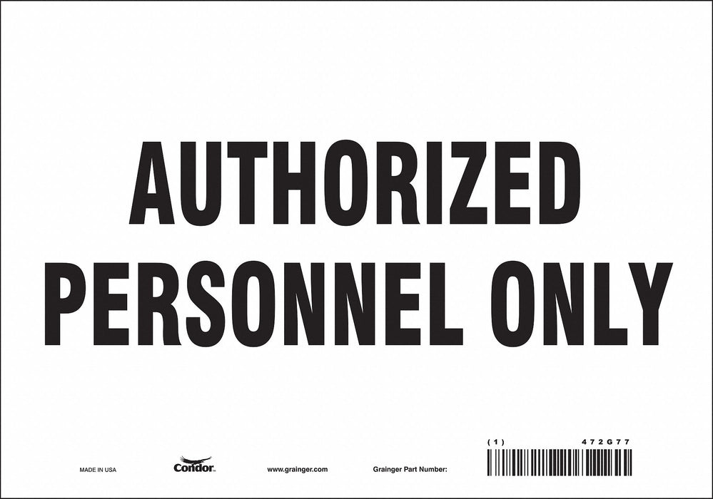 Safety Sign 7 inx10 in Vinyl