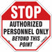 K1796 Safety Sign 24 inx24 in Polyethylene