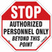K1796 Safety Sign 24 inx24 in Vinyl