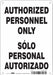 Safety Sign 10 inx7 in Aluminum