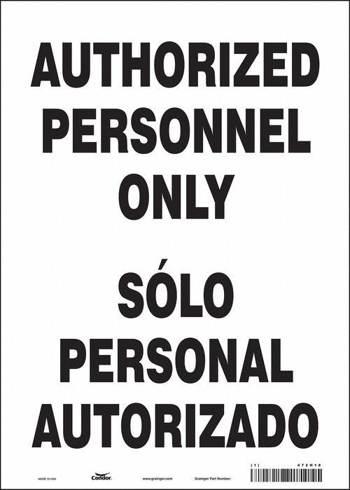 Safety Sign 14 inx10 in Vinyl
