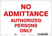 Safety Sign 7 in x 10 in Aluminum
