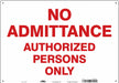 Safety Sign 14 inx20 in Aluminum