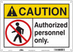 Safety Sign 10 inx14 in Aluminum