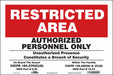 Safety Sign 12 in x 18 in Vinyl