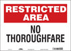 Safety Sign 10 in x 14 in Vinyl