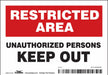 Safety Sign 3.5in x 5in Vinyl