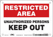 Safety Sign 5 in x 7 in Vinyl