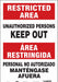 Safety Sign 20 inx14 in Vinyl