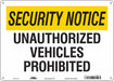 Safety Sign 10 in x 14 in Aluminum