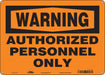 Safety Sign 10 in x 14 in Aluminum