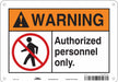 Safety Sign 7 in x 10 in Aluminum