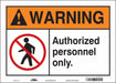 Safety Sign 10 in x 14 in Vinyl