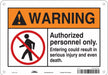 Safety Sign 7 in x 10 in Aluminum