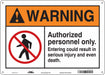 Safety Sign 10 inx14 in Aluminum
