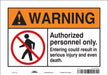 Safety Sign 7 in x 10 in Vinyl