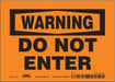 Safety Sign 5 inx7 in Vinyl