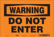 Safety Sign 7 inx10 in Vinyl