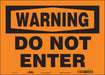 Safety Sign 10 in x 14 in Vinyl