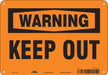 Safety Sign 7 in x 10 in Aluminum