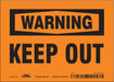 Safety Sign 5 in x 7 in Vinyl