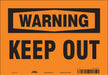 Safety Sign 7 inx10 in Vinyl