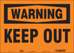 Safety Sign 10 in x 14 in Vinyl