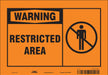 Safety Sign 7 in x 10 in Vinyl