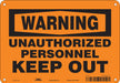 Safety Sign 7 in x 10 in Polyethylene