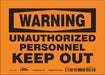 Safety Sign 5 inx7 in Vinyl