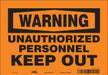 Safety Sign 7 in x 10 in Vinyl