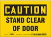 Safety Sign 5 in x 7 in Vinyl