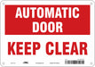 Safety Sign 7 in x 10 in Polyethylene