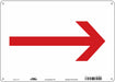 Safety Sign 10 in x 14 in Aluminum
