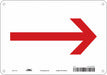 Safety Sign 7 in x 10 in Polyethylene