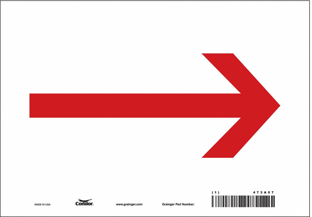 Safety Sign 7 in x 10 in Vinyl