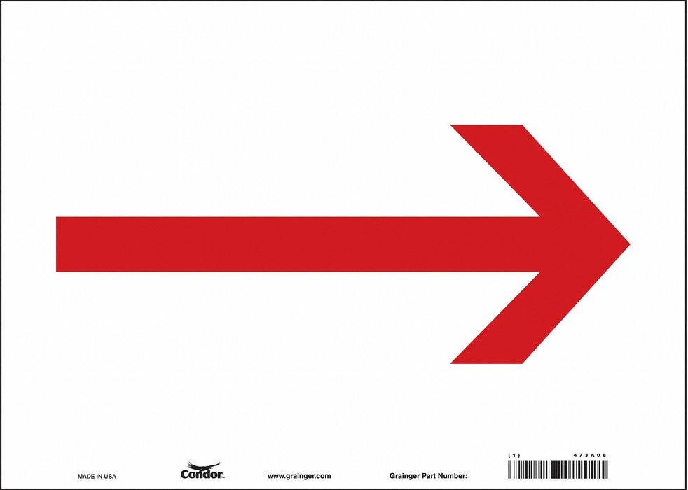 Safety Sign 10 in x 14 in Vinyl