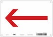 Safety Sign 7 in x 10 in Polyethylene
