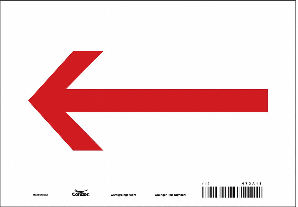 Safety Sign 7 in x 10 in Vinyl