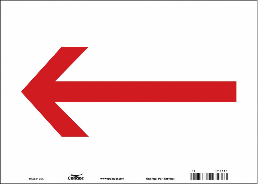 Safety Sign 10 in x 14 in Vinyl