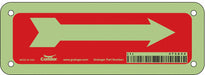 Safety Sign 2 1/2 in x 7 in Polyethylene