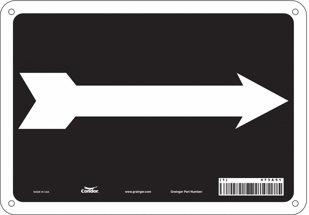 Safety Sign 7 in x 10 in Polyethylene