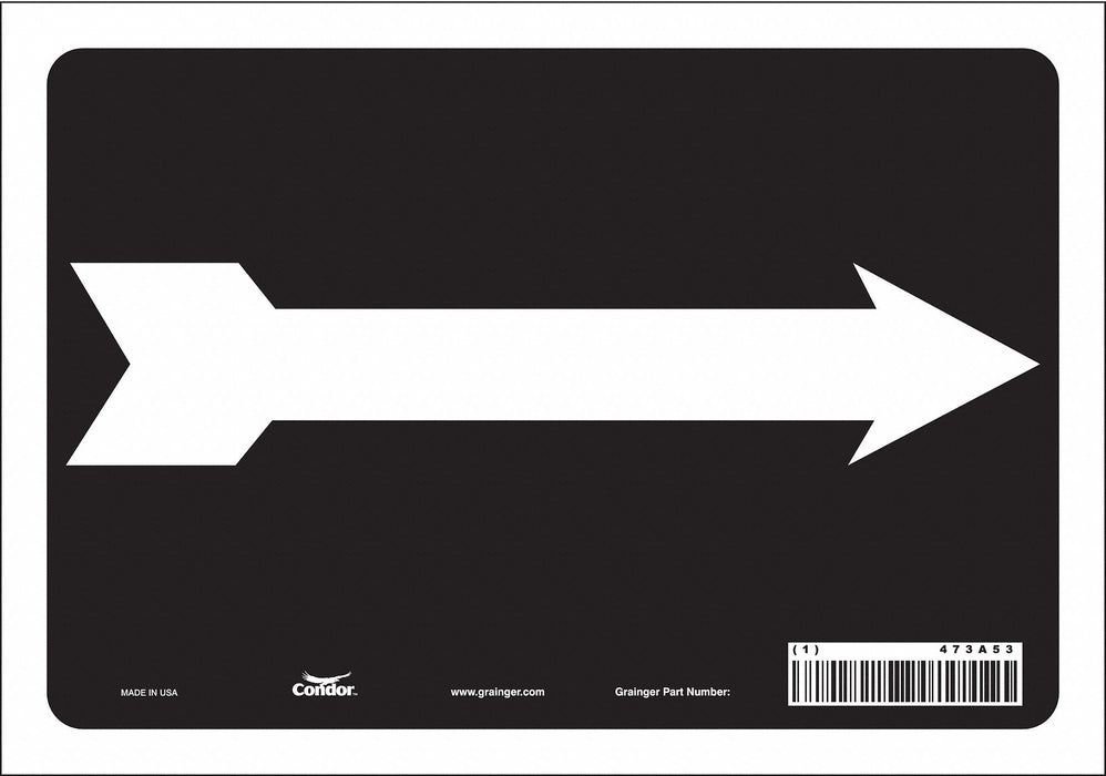 Safety Sign 7 in x 10 in Vinyl
